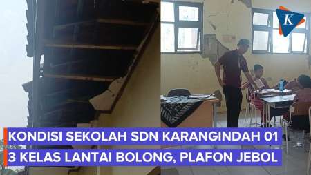 Tak Cuma Ada di Jakarta, Ruang Kelas SD yang Rusak Berat Juga Ada di Bekasi