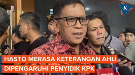 Hasto Merasa Keterangan Ahli Dipengaruhi Penyidik KPK