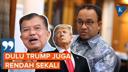 Jusuf Kalla Ibaratkan Elektabilitas Anies Baswedan dengan Donald Trump