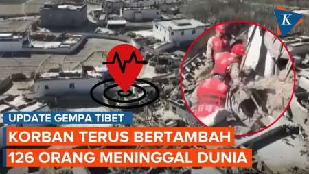 Korban Gempa Tibet Lewati 200 Jiwa! 126 Orang Meninggal Dunia 