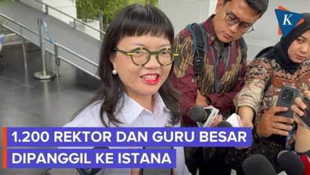Momen Bersejarah, Prabowo Kumpulkan 1.200 Rektor dan Guru Besar di Istana