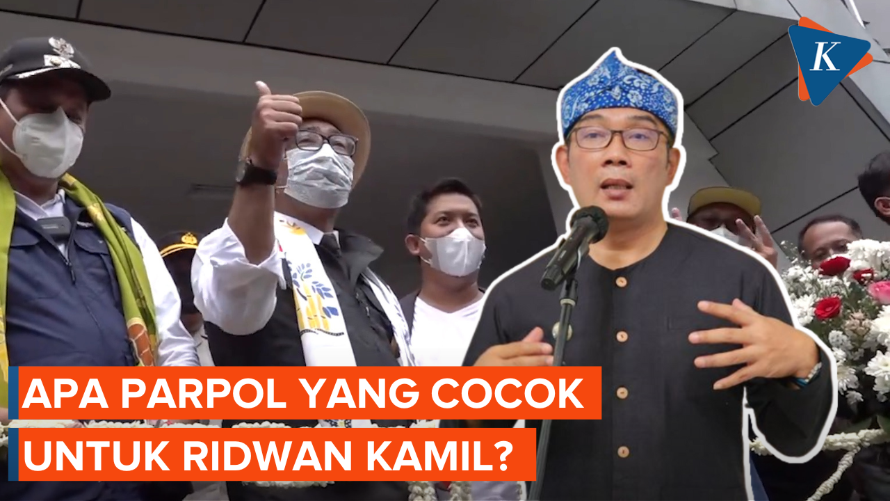 Sejumlah Partai yang Dipandang Cocok Jadi Pelabuhan Ridwan Kamil
