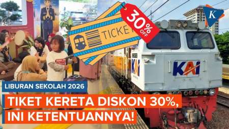 Libur Sekolah 2026: KAI Beri Diskon Tiket Kereta 30 Persen
