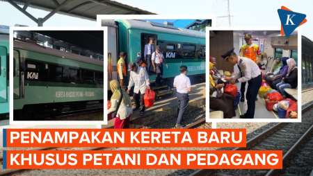 Ini Penampakan Kereta Khusus Petani Dan Pedagang, Cuma Bayar Rp 3.000