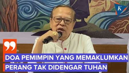 Bawa Pesan Damai Paus, Kardinal Suharyo: Doa Pemimpin Memaklumi Perang Tak Didengar Tuhan