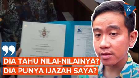 Gibran Tanggapi soal Foto Ijazahnya yang Viral dengan Nilai IPK 2,3