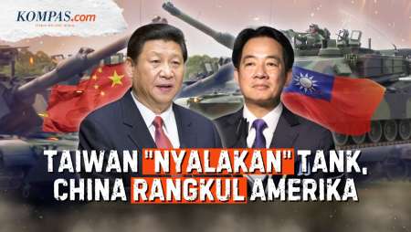 Taiwan "Panaskan" Tank Hadapi China, Beijing Terbuka Rangkul AS