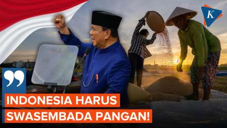 Resmi Jadi Presiden, Prabowo: Indonesia Harus Segera Swasembada Pangan!