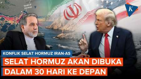 AS-Iran Sepakat Buka Selat Hormuz Dalam 30 Hari