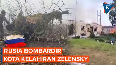 Rusia Bombardir Kota Kelahiran Zelensky, 9 Orang Tewas