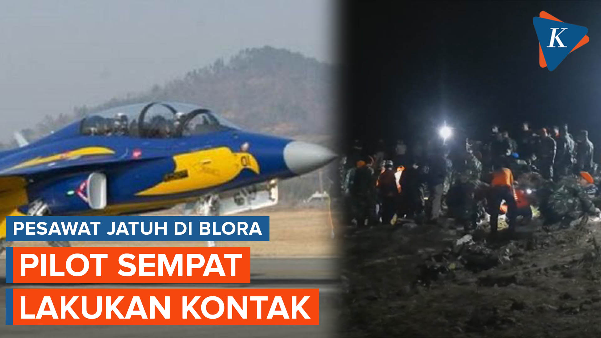 Pilot Pesawat TNI AU yang Jatuh di Blora Sempat Lakukan Kontak Sebelum Hilang