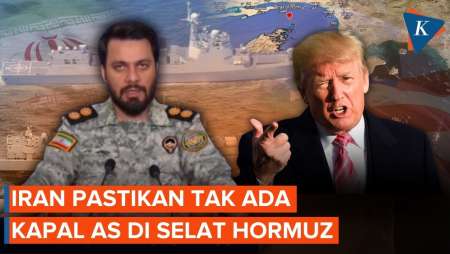 Iran Bantah Klaim Trump Soal Kapal Militer AS Sapu Ranjau Selat Hormuz