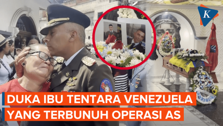 Tangis Pilu Ibu Tentara Venezuela Yang Tewas Akibat Serangan Militer AS