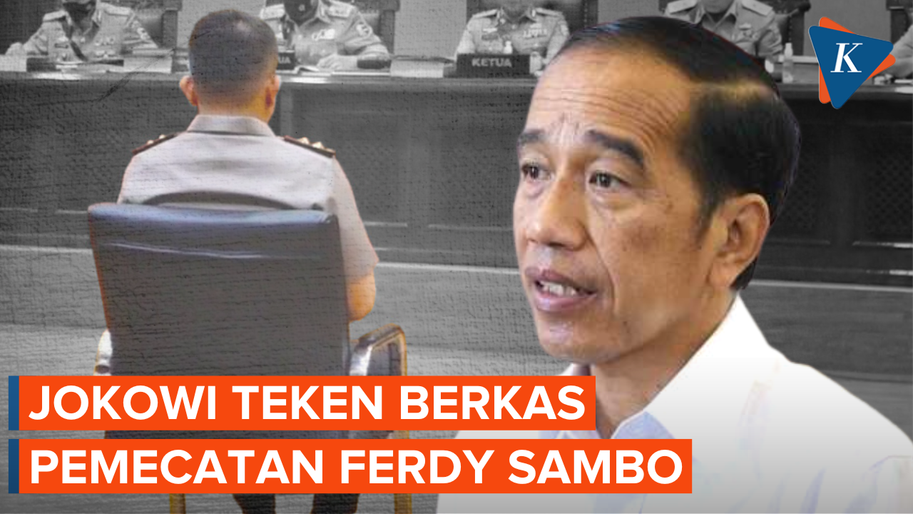 Jokowi Teken Berkas Pemecatan Ferdy Sambo
