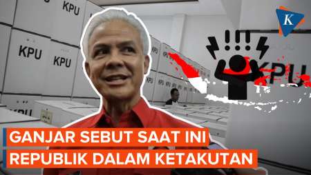 Ganjar: Hari Ini Republik dalam Ketakutan