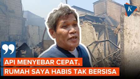 Cerita Korban Kebakaran di Manggarai: Api Menyebar Cepat, Rumah Habis Tak Bersisa