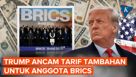 Lagi-lagi, Trump Ancam Tarif Tambahan Untuk Anggota BRICS, Bagaimana Nasib Indonesia?