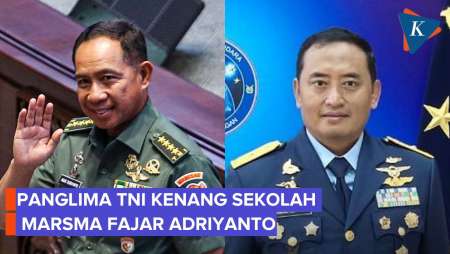 Panglima TNI Kenang Pernah Sekolah Bareng Marsma Fajar Adriyanto Saat Melayat ke Rumah Duka