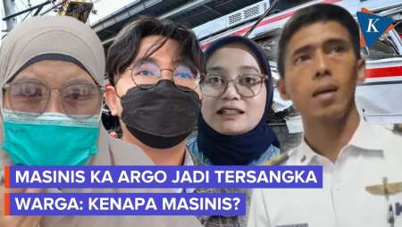 Warga Protes Masinis KA Argo Bromo Jadi Tersangka
