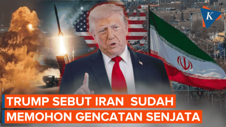 Trump Klaim Iran Memohon Hentikan Serangan, Teheran: Palsu