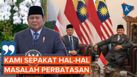 [FULL] Prabowo Bicara soal Konflik Ambalat di Samping Anwar Ibrahim, Laut Dimanfaatkan Bersama