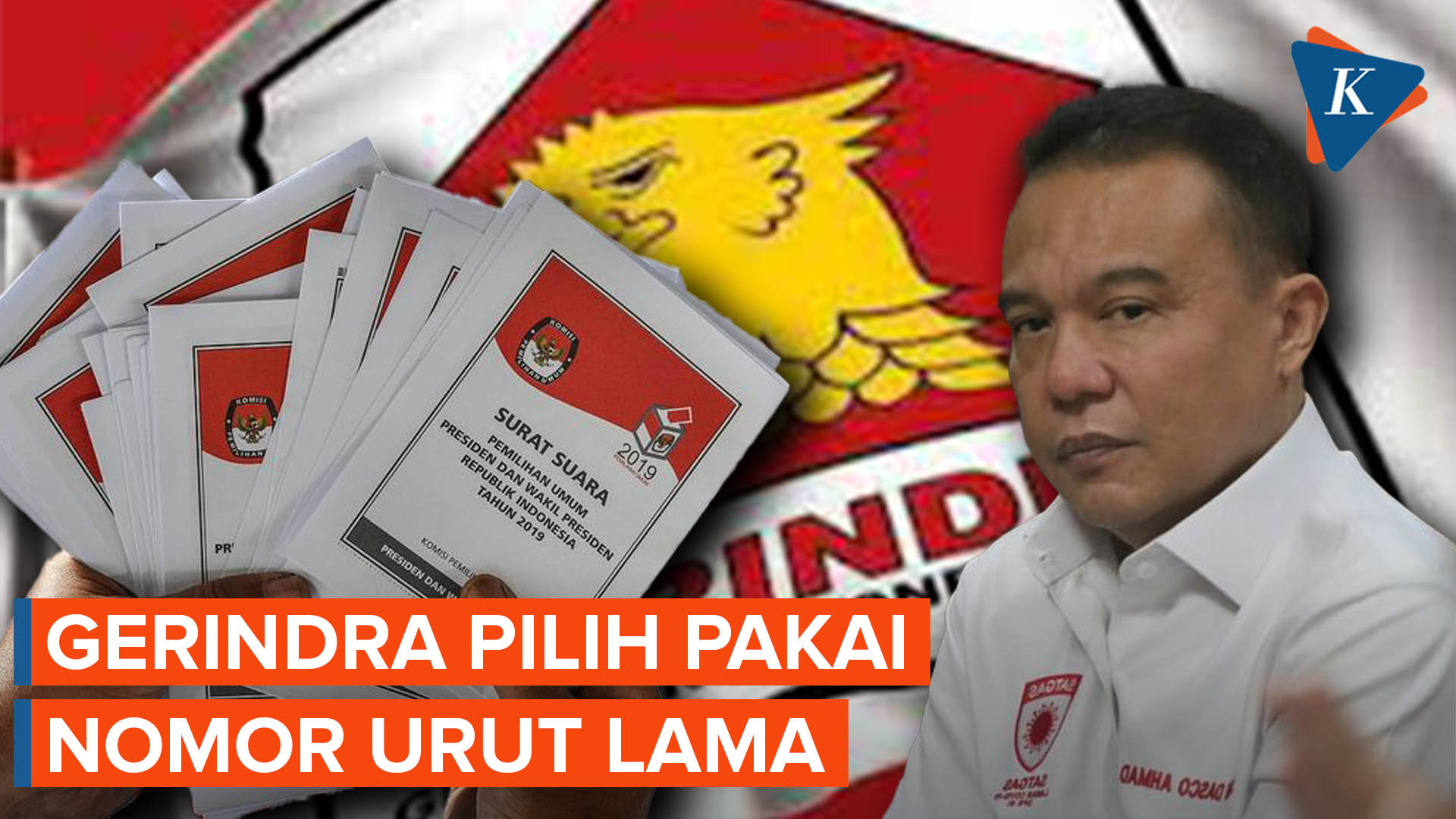 Gerindra Pilih Pakai Nomor Urut Lama agar Mudah Sosialisasi untuk Pemilu 2024