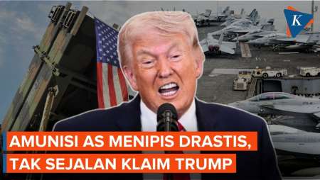 Stok Rudal AS Menyusut Drastis Sejak Perang Iran, Beda Dari Klaim Trump