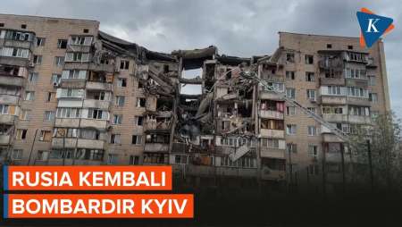 Rusia Luncurkan Gelombang Serangan Ke Kyiv Jelang KTT NATO