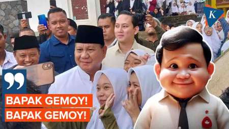 Momen Prabowo Diteriaki 