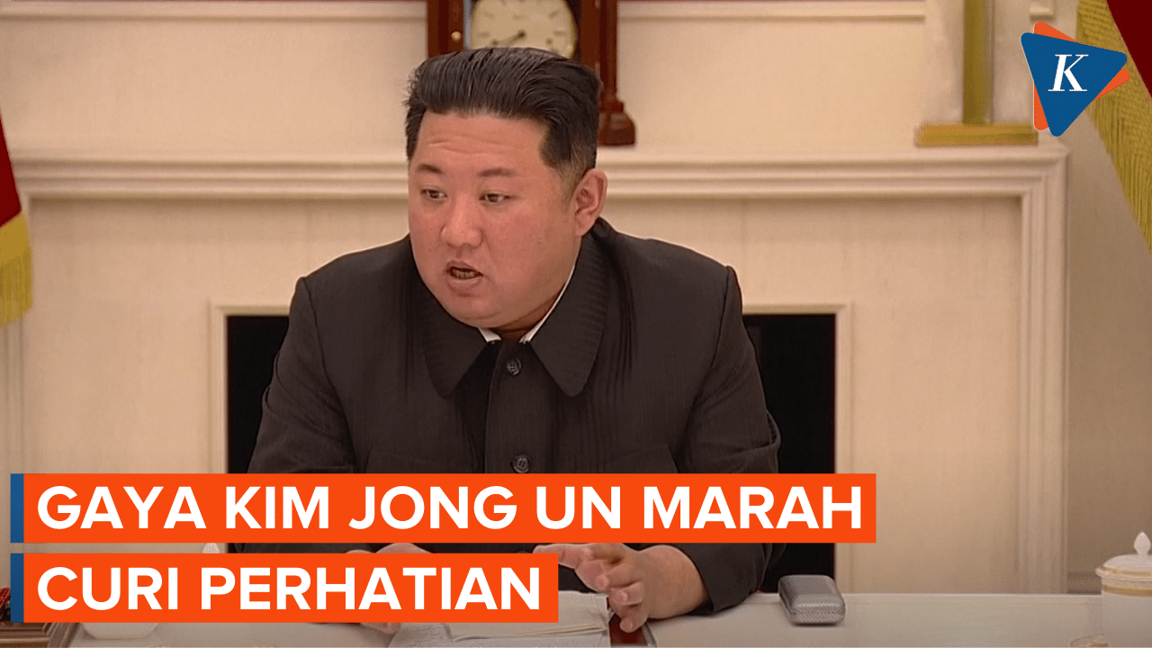 Gaya Marah-Marah Kim Jong Un jadi Sorotan