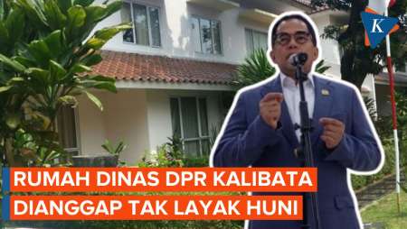 Sekjen DPR Klaim Rumah Dinas DPR Sudah Tak Layak Huni