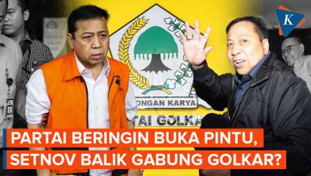 Setya Novanto Bebas, Balik Gabung Partai Golkar?
