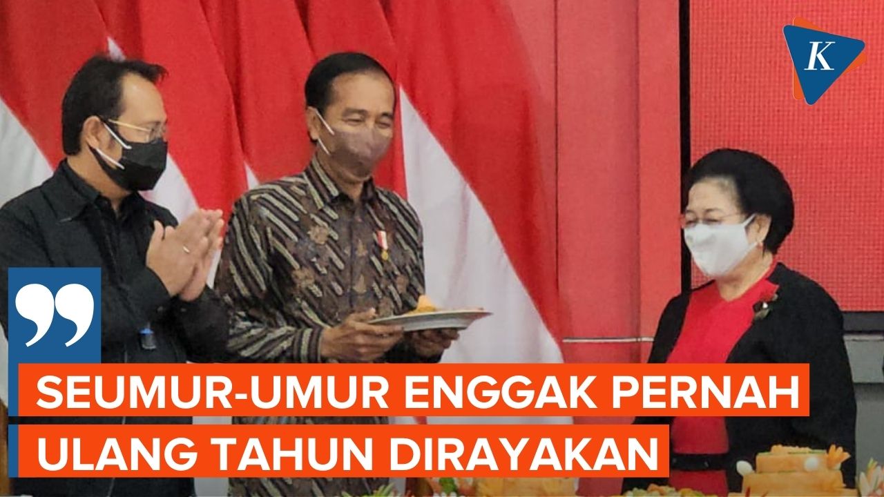 Hadiri Rakernas PDI-P, Ultah Jokowi Dirayakan Seluruh Anggota Kader
