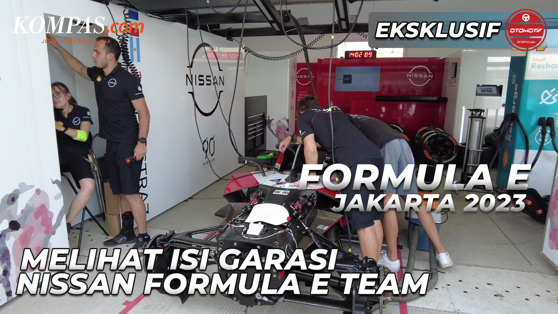 Formula E Jakarta 2023 | Melihat Isi Garasi Nissan Formula E Team