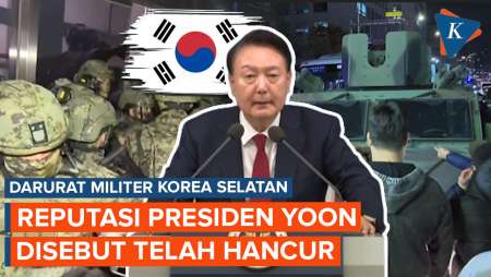 Darurat Militer Korea Selatan Picu Reaksi Internasional, Reputasi Presiden Yoon Suk-yeol Hancur