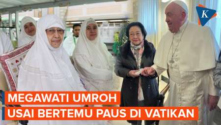 Megawati Soekarnoputri Umrah Bersama Keluarga Usai Kunjungi Vatikan