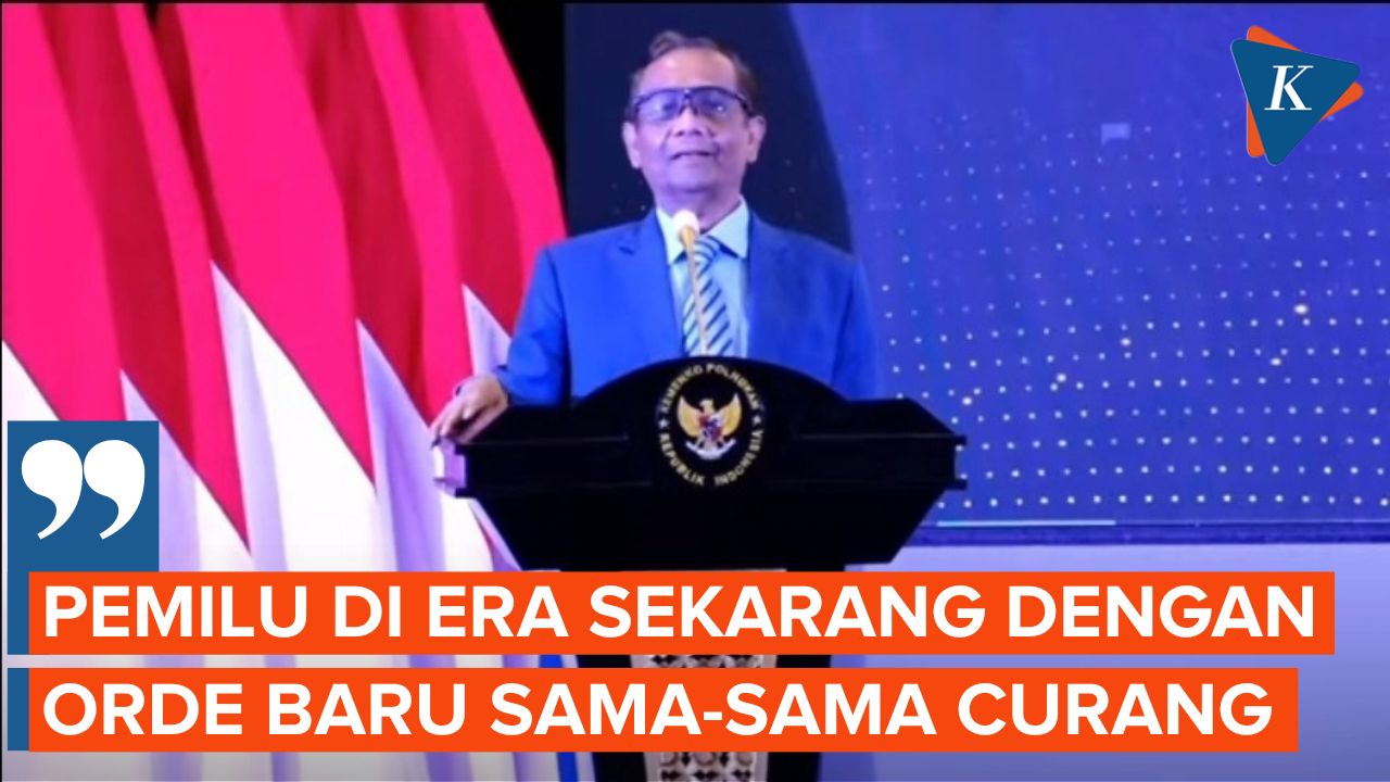 Mahfud MD Sebut Pemilu pada Orde Baru dan Saat Ini Sama-sama Diwarnai Kecurangan