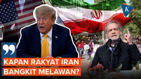 Rezim Iran Tak Kunjung Tumbang, Trump "Kompori" Rakyat Bangkit Melawan
