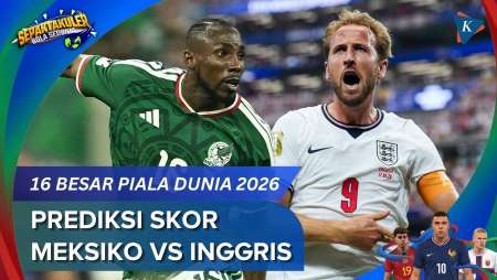 Prediksi Skor Meksiko Vs Inggris: El Tri Sempurna, Tiga Singa Cari Mangsa
