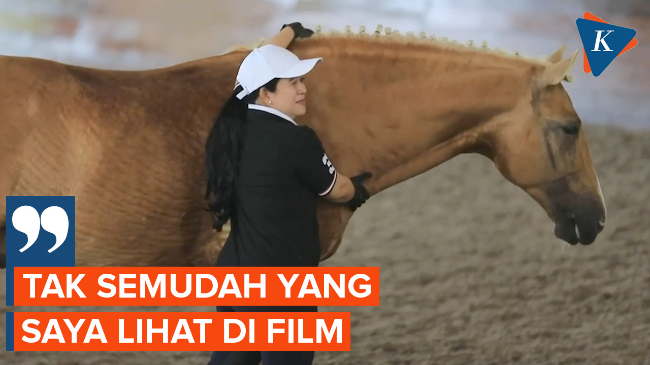 Diajak Prabowo Naik Kuda, Puan: Ternyata Tak Semudah Saya Lihat di Film