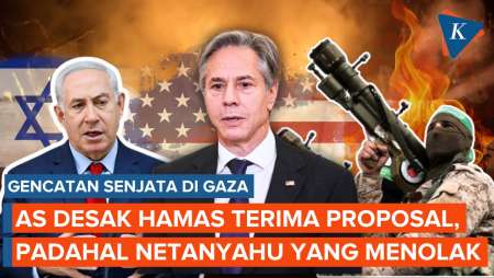 AS Desak Hamas Setujui Gencatan Senjata, padahal Netanyahu yang Terus Menolak