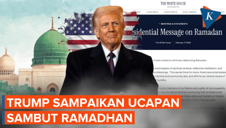 Trump Kirim Ucapan Sambut Ramadhan 2026, Begini Pesannya...