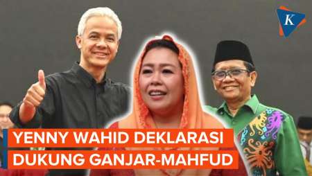 Yenny Wahid Resmi Dukung Ganjar-Mahfud di Pilpres 2024