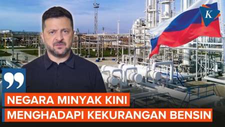 Zelensky Ejek Rusia Krisis BBM karena Digempur Ukraina