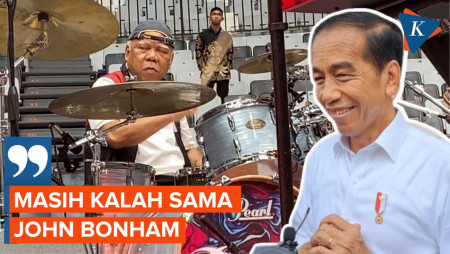 Kala Jokowi Bandingkan Aksi Menteri PUPR Basuki dengan Drummer Led Zeppelin