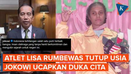 Jokowi Berduka atas Meninggalnya Atlet Angkat Besi Lisa Rumbewas