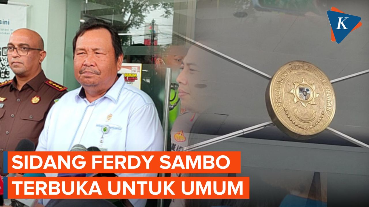 Ketua PN Jaksel: Sidang Ferdy Sambo Digelar Secara Terbuka