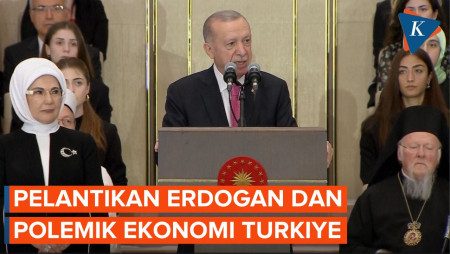 Momen Erdogan Dilantik Kembali Jadi Presiden di Tengah Ekonomi Turkiye yang Terpukul