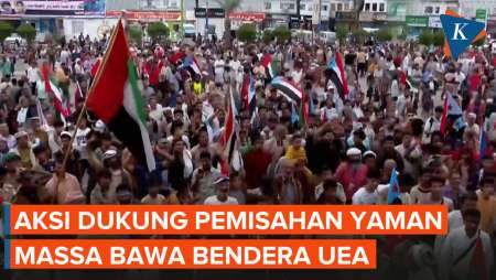 Dukung UEA, Massa Di Yaman Gelar Demo Setelah Saudi Gempur Mukalla