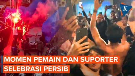 Persib Juara Liga 1, Pemain dan Suporter Selebrasi di Graha Persib